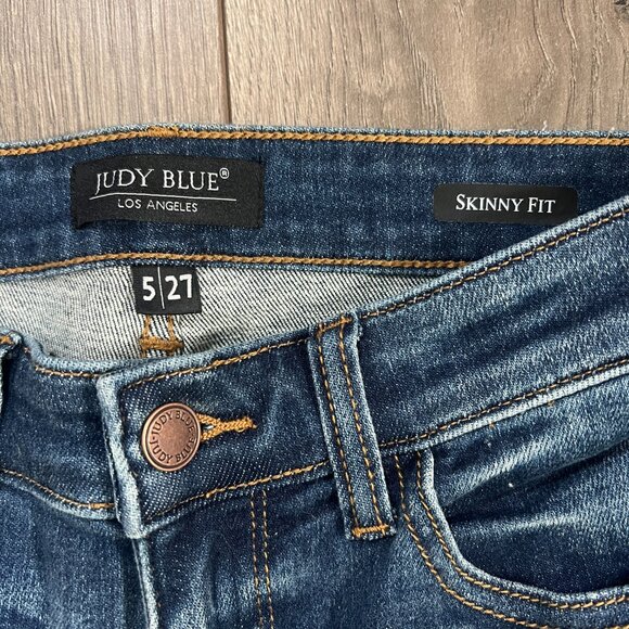 Judy Blue Skinny Fit Jeans size 5/27 - Picture 4 of 5
